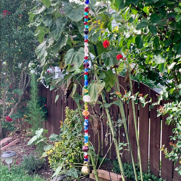 Pentagram Chakra Mystic Sun Catcher Beaded Strand - Picture 9 of 9